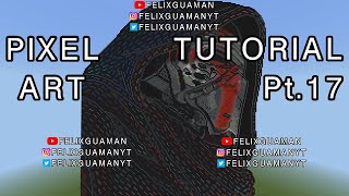 Minecraft Pixel Art Tutorial - Kylo Ren (Star Wars) Part 17