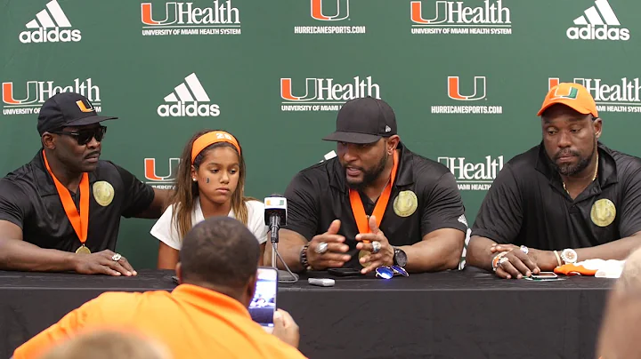 Ring of Honor Press Conference | Canes Football | ...