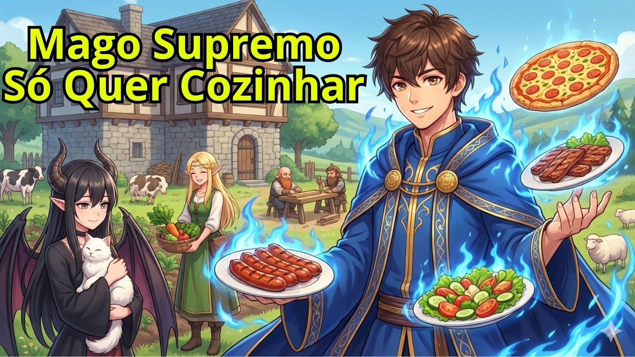 Arquimago de 9ª Classe Só Quer Cozinhar Após Salvar o Continente l Recap Manhwa