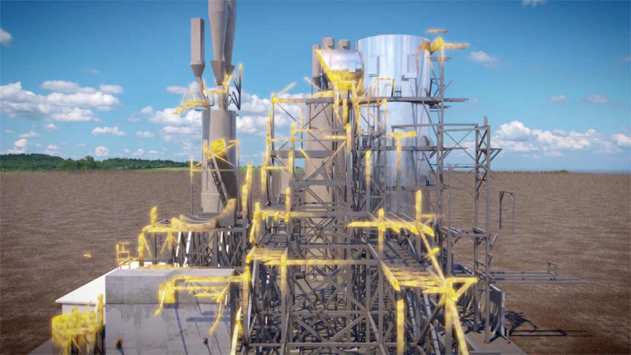 Industrial 3D model Animation