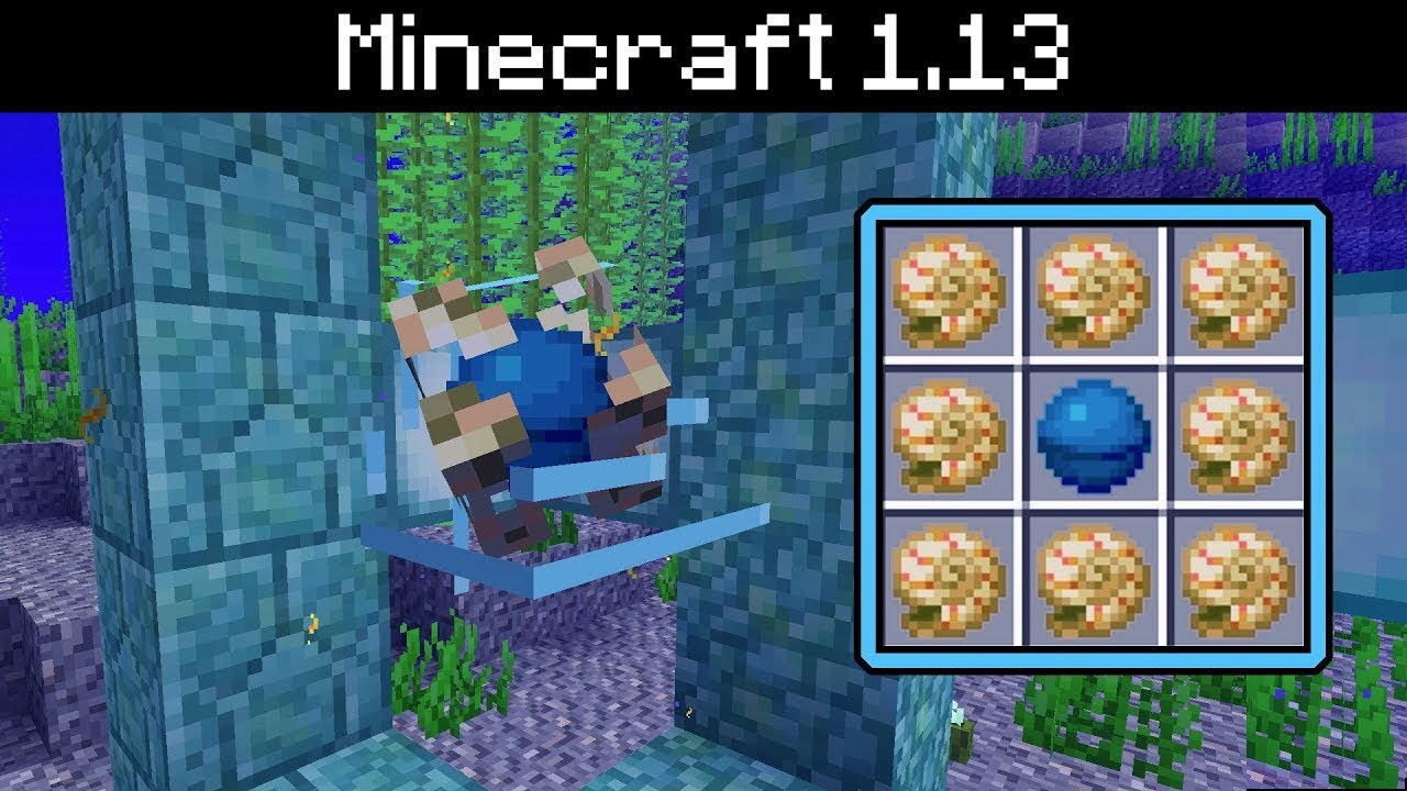 How to make a Underwater Beacon in Minecraft 1.13 - YouTube