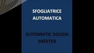 AUTOMATIC DOUGH SHEETER - ZMATIK PASTRY MACHINES