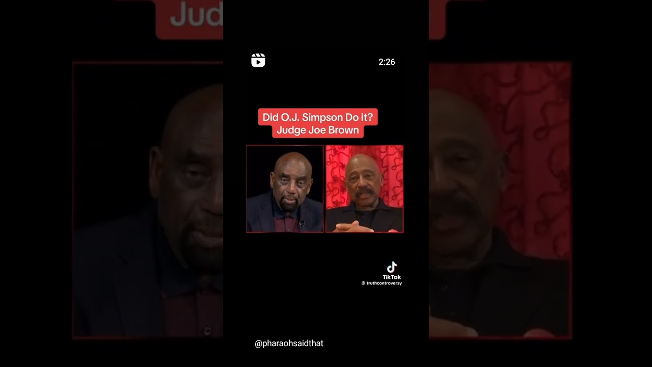 Judge Joe Brown discusses the hidden evidence in the O.J. Simpson trial. 