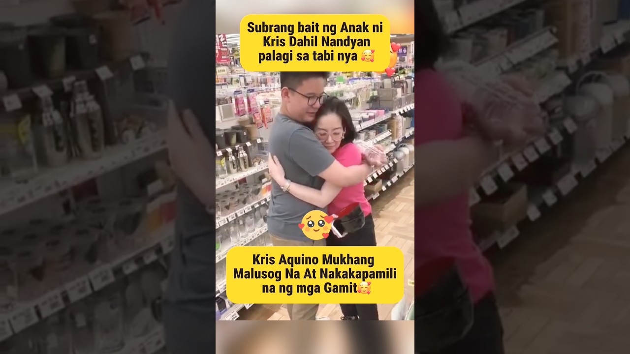 Kris Aquino Inaalalayan Palagi Ng Anak  Na si Bimby 😍#krisaquino #viral