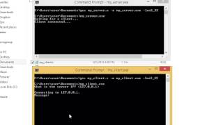 Simple Client Server communication in C