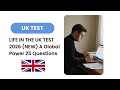 Updated LIFE IN THE UK TEST 2026 (NEW) A Global Power 25 Practice Questions Answers