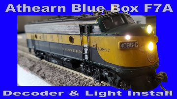 Athearn F7 Blue Box Decoder & Light Install