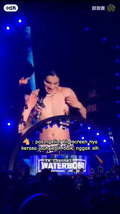 bisa²nya beneran mandi di stage🙂 #xiaojun #wayv #nct #shorts #kun #hendery #yangyang #ten #waterbomb