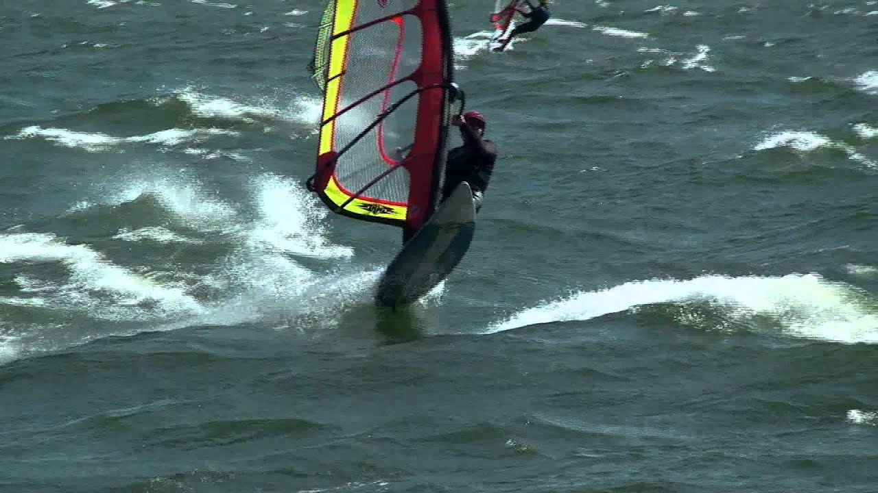 Windsurfing at the Fish Hatchery on 8/27/11 YouTube