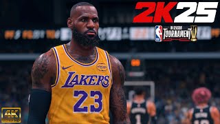 LeBron Meets Wemby and the Spurs at the Cup! | NBA 2K25 In-Season Tournament Mode | Lakers vs. Spurs