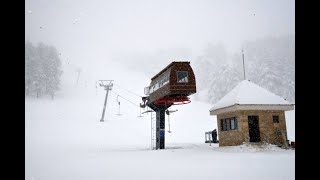 Murat Daği Kayak Merkezi̇ T-Barli Yeni̇ Pi̇sti̇ Açilişi