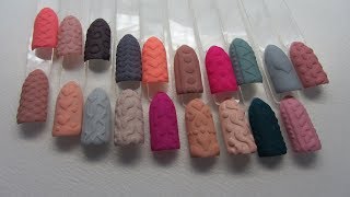 EASY KNIT SWEATHER NAILS USING TOOTHPICK - SWETERKOWE ZDOBIENIA ROBIONE WYKAŁACZKĄ screenshot 4