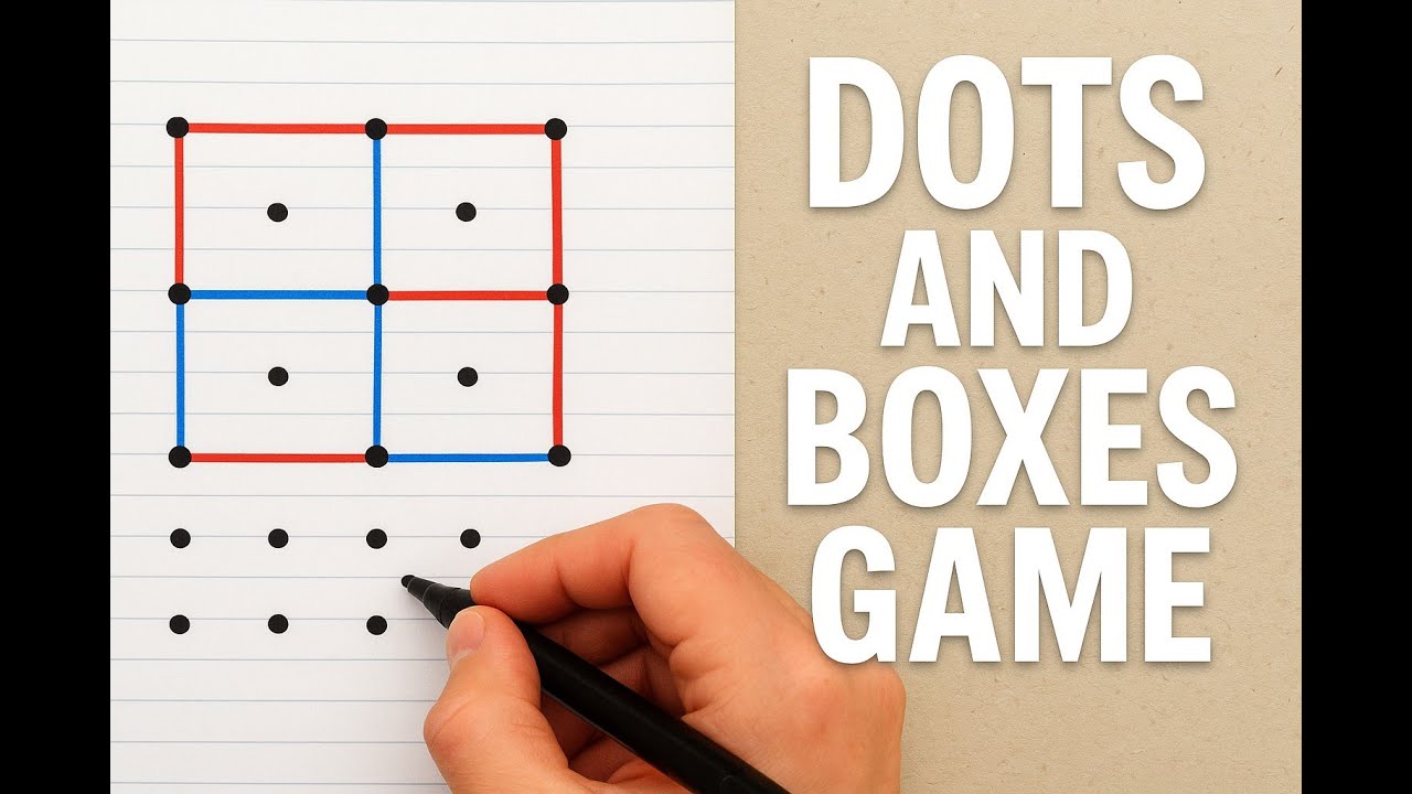 How to Play Dots and Boxes | Fun Strategy Game Explained!"