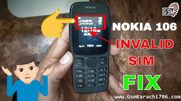 Nokia 106 TA1114 Invalid Sim Problem Fix | Nokia Ta1114 IMEI Repair Code