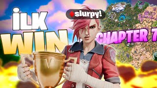 Yeni Chapter'da İlk Win! (Fortnite Türkçe)