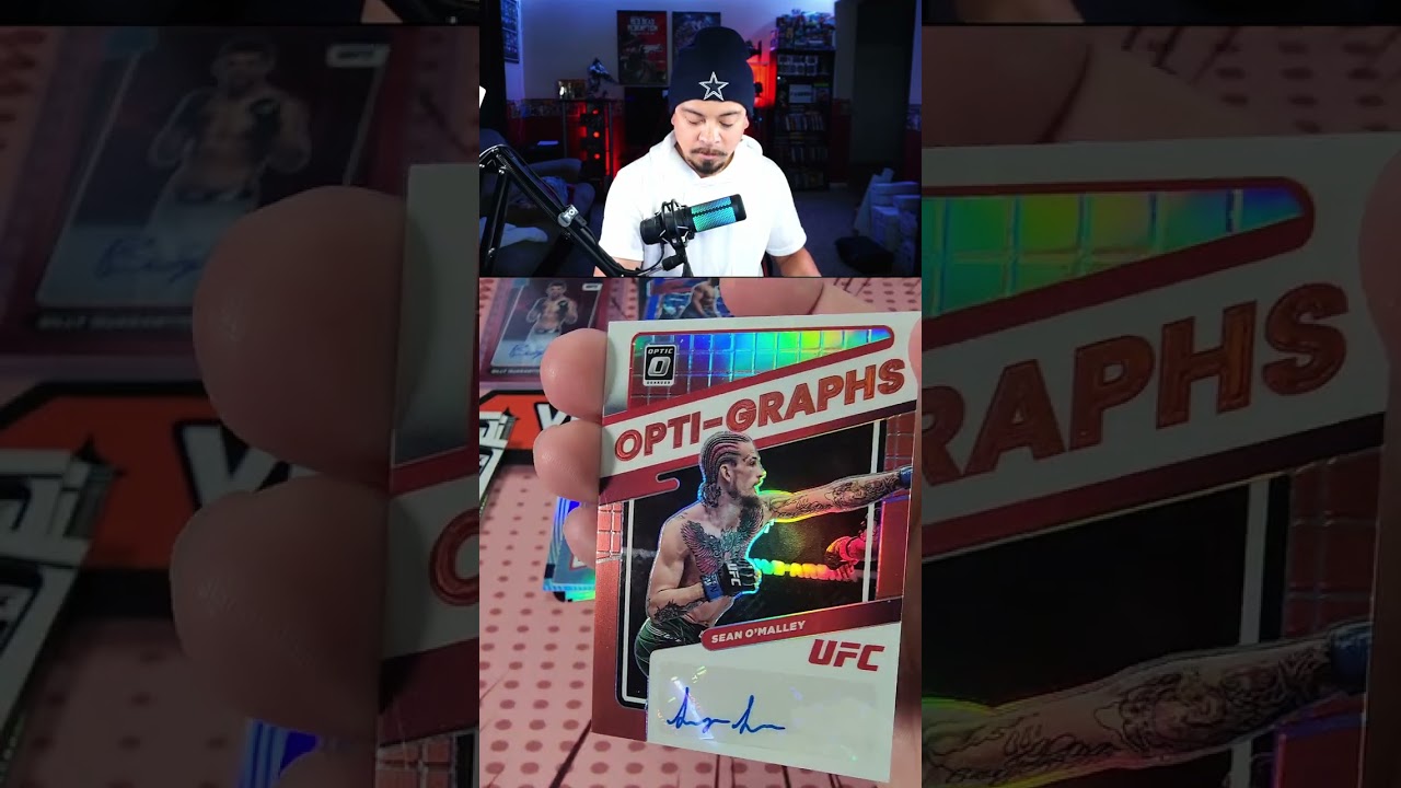 🔥 PULLED AN AWESOME AUTO FROM A 2022 UFC OPTIC HOBBY BOX! 🔥