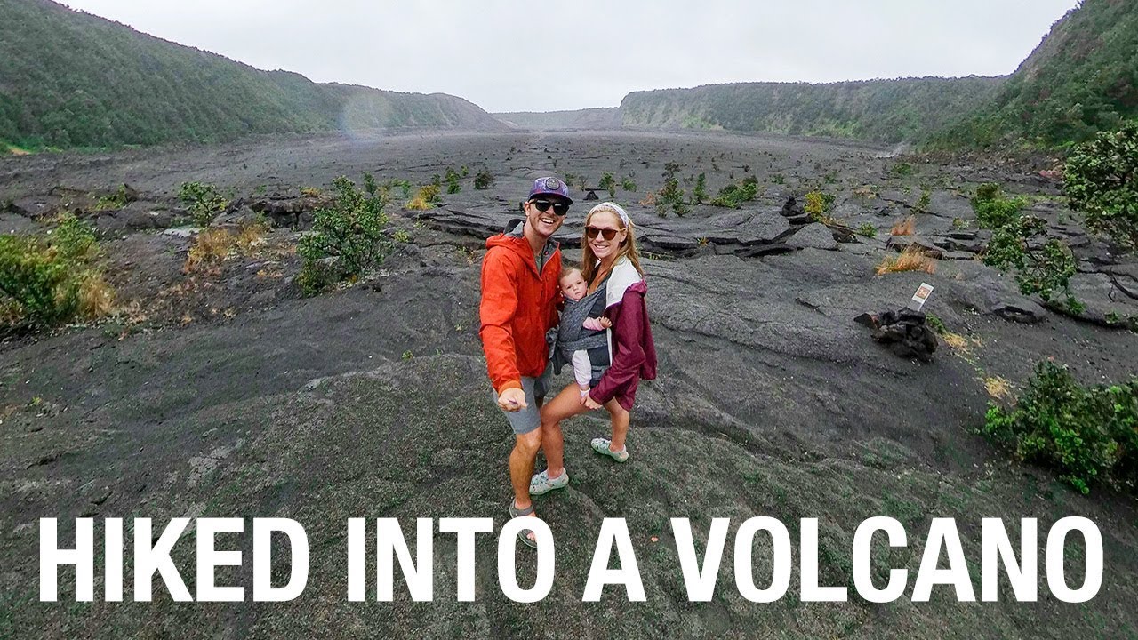 WE HIKED INTO A VOLCANO Volcanoes National Park Hawaii YouTube