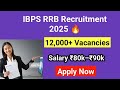 IBPS RRB Recruitment 2025 🔥 | 12,000+ Vacancies | Office Assistant & Officer Scale I, II, III