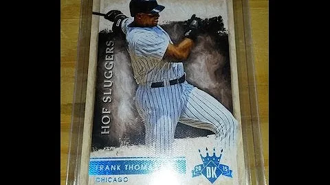 Diamond Kings HOF Sluggers Frank Thomas /25 -  Sco...