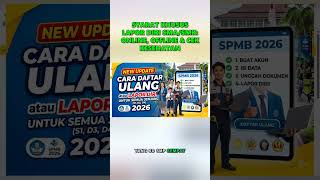 kemudahan lapor diri online cara simpan bukti #CekKesehatanSPMB #InfoSMA #InfoSMK