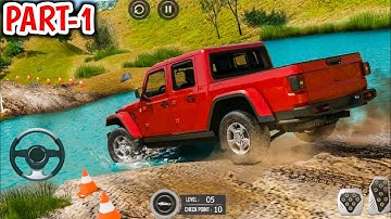 Offroad SUV Jeep Driving Gameplay Walkthrough Part-1