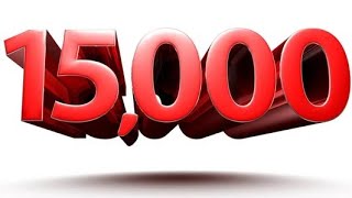 Thank you for 15,000 Subscribers!!