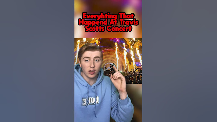Everything That Happened At Travis Scotts Concert #Shorts