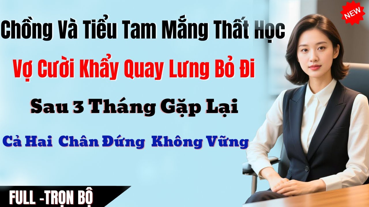 Chồng Và Tiểu Tam Mắng Thất Học, Vợ Cười Khẩy Quay Lưng Bỏ Đi, Khiến Cả Hai Hoảng Loạn Khi Gặp Lại