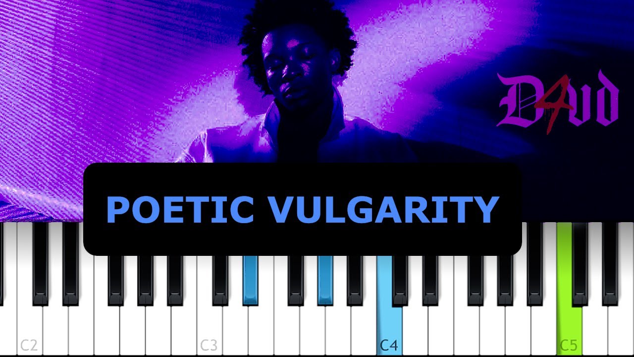 d4vd Poetic Vulgarity (Piano Tutorial) YouTube