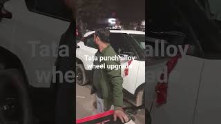 ##tata punch alloy wheel upgrade #naruto