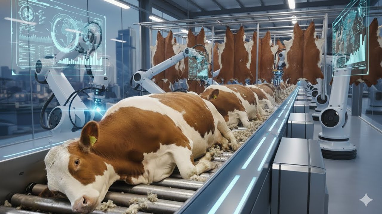 Inside the Cow Leather Factory – Million-Dollar Products Are Made from Cowhide | Full Process