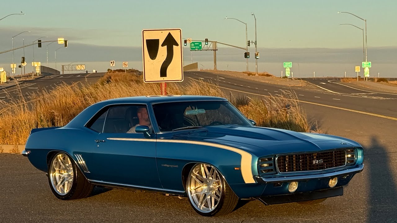 Test Drive 1969 LSA Supercharged Camaro Restomod. CALL 9168567931 or Victorylapclassics.net