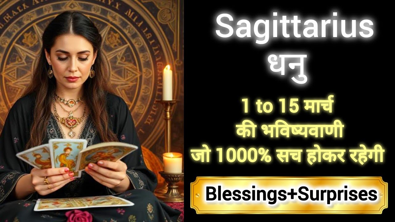 SAGITTARIUS🎖️💯 धनु राशि 1 to 15 मार्च 2026✨ DHANU Rashi MARCH 2026🎁 #sagittarius #tarot #viral