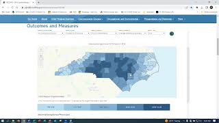 Introduction to the North Carolina Environmental Health Data Dashboard