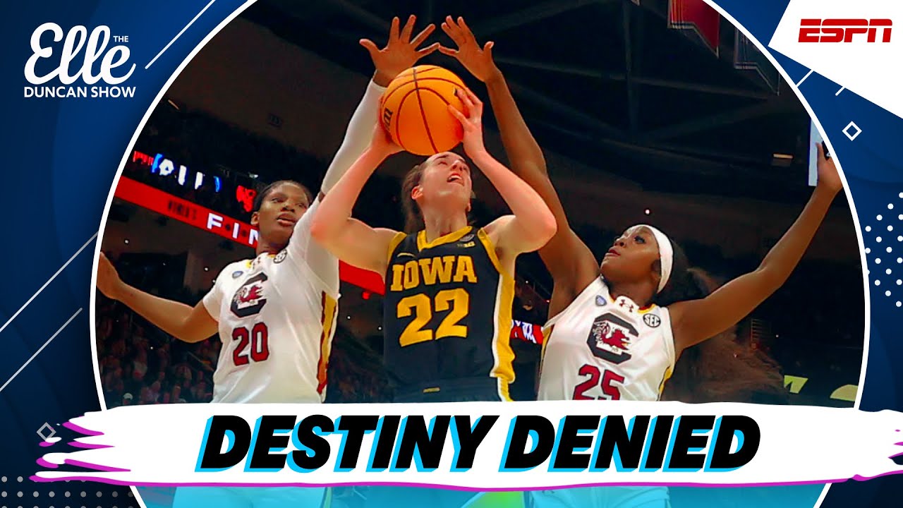 🚨🏀 South Carolina and Kamilla Cardoso DEFEAT Iowa and Caitlin Clark for Natty | The Elle Duncan Show