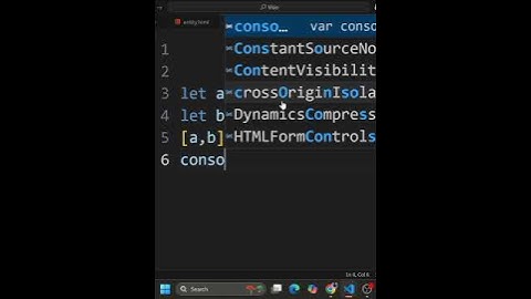 Swap Two Variables Without Temp Variable in JavaScript  | JS Coding Trick #Shorts