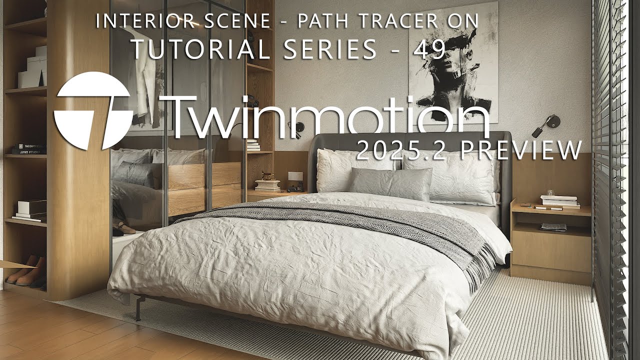 TWINMOTION 2025.2. ПРЕДВАРИТЕЛЬНЫЙ ПРОСМОТР УЧЕБНОГО УЧЕБНОГО СЕРИИ 49 — ТРАССИРОВКА ПУТИ ВКЛ. На...