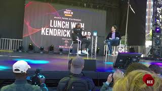 Kendrick Lamar Speaks at Forbes Under 30 Summit
