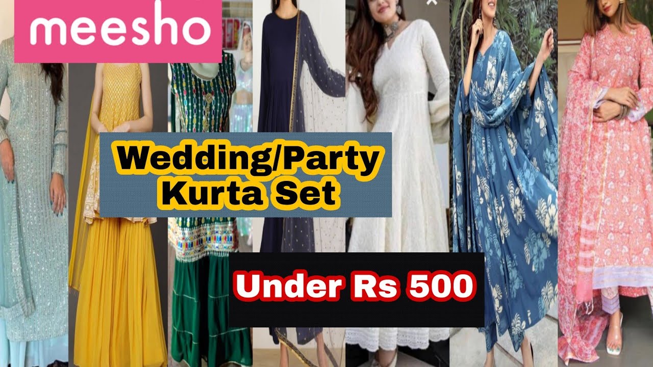 meesho suit set under 500