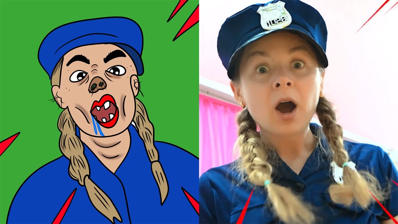 Diana Roma and Oliver in Helping Others Story Funny Drawing Meme