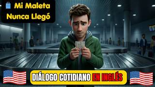 ⭐ Conversaciones en ingles para aprender |🧳 Mi Maleta No Llegó | Listening + Frases Útiles
