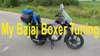 Bajaj Boxer 150 мой тюнинг для дальняка | Ссылки в описании