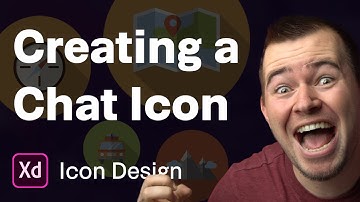 Creating a chat icon | Ep 26/30 [Icon Design in Adobe XD]