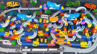 15 minutes of satisfying Magnetic levitation trains and high-speed rail tracks toy ASMR |Toy