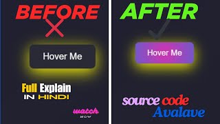 How To Make  Button Hover effect ✔ New  button hover animation  full CSS