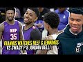 Greek Freak Watches Nick Young vs Brandon Jennings GO AT IT!! Shareef vs Jordan Bell at The Drew!