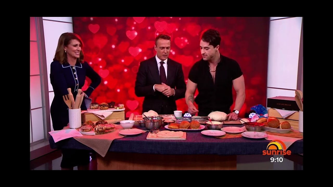 Watch The man you “knead” - Donut daddy live on Sunrise on YouTube Watch The man you “knead” - Donut daddy live on Sunrise on YouTube