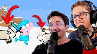 SPEEDRUN DA PEPPA PIG NO MINECRAFT - Paulinho e Toquinho Family