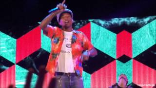 Pharrell Williams - Blurred Lines & Get Lucky HD live 26 6 2015 Rock Werchter Festival Belgium