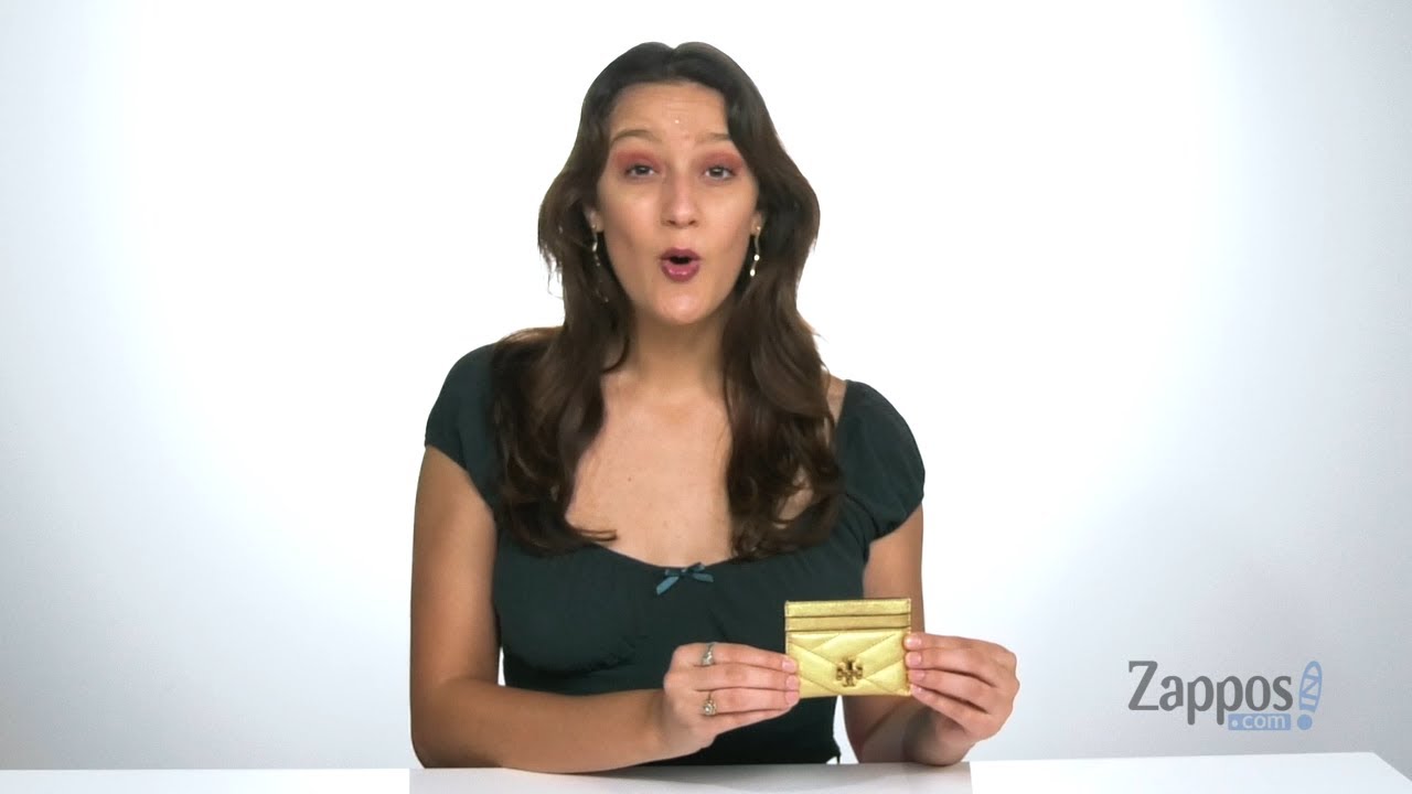 Tory Burch Kira Chevron Metallic Card Case SKU: 9479900